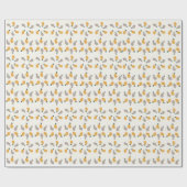 幾何学的なアート繰り返しパターン（揚げエビ） ラッピングペーパー (フラット)