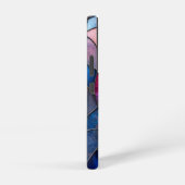 幾何学的なエコー SAMSUNG GALAXYケース (右側面)