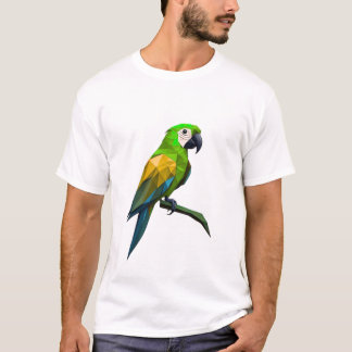 幾何学的なオウム Tシャツ