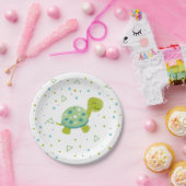 幾何学的なカメのパーティーのプレート ペーパープレート (パーティー)