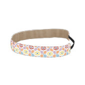 幾何学的なカラフルなダイヤモンドのイカット アスレチックヘッドバンド (右)