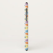 幾何学的なカラフルなダイヤモンドのイカット Case-Mate iPhoneケース (裏面/左)