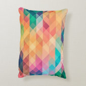 幾何学的なクッション アクセントクッション (裏面(縦))