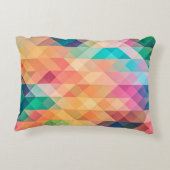 幾何学的なクッション アクセントクッション (裏面)