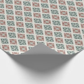 幾何学的なクリスマスの包装紙第2 ラッピングペーパー (角)