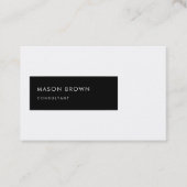 幾何学的なコンサルタントのProfiのモダン 名刺 (正面)