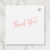 幾何学的なサンゴの驚くべき予算 フェイバータグ (裏面)