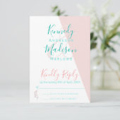 幾何学的なサンゴの驚くべき予算 出欠カード (スタンド正面)