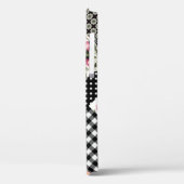 幾何学的なシームレスフローラパッチワークパターン Case-Mate iPhoneケース (裏面 / 左)