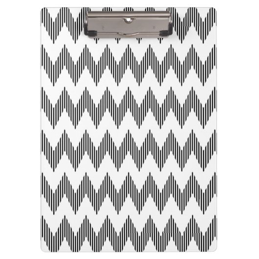 幾何学的なジグザグパターン2 クリップボード (正面)