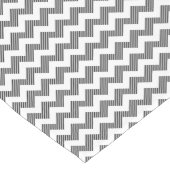 幾何学的なジグザグパターン2 ショートテーブルランナー (コーナー)