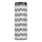 幾何学的なジグザグパターン2 タンブラー (裏面)