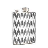 幾何学的なジグザグパターン2 フラスク (右)