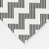 幾何学的なジグザグパターン2 フリースブランケット (角)