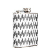 幾何学的なジグザグパターン フラスク (右)