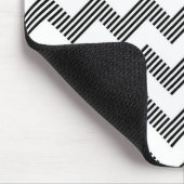 幾何学的なジグザグパターン マウスパッド (コーナー)