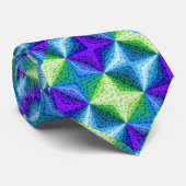 幾何学的なストライプのなデザインの人のタイ ネクタイ (ロール)