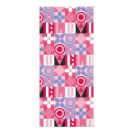 幾何学的なタイル ラックカード