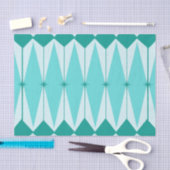 幾何学的なダイヤモンド及びスターバストのティッシュペーパー 薄葉紙 (クラフト)