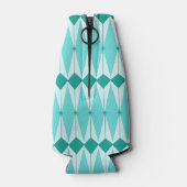 幾何学的なダイヤモンド及びスターバストの栓抜き ボトルクーラー (裏面)