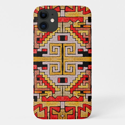 幾何学的なトライバル/エスニック柄 Case-Mate iPhoneケース (裏面)