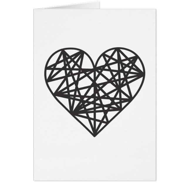 幾何学的なハート (正面)