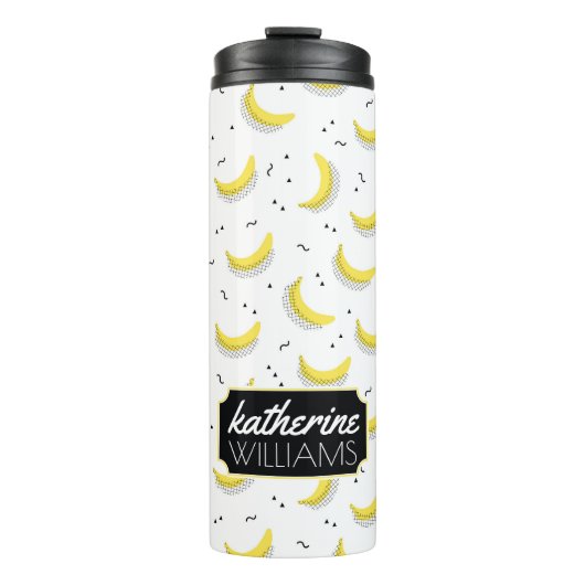 幾何学的なバナナは|あなたの名前を加えます タンブラー (正面)