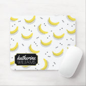 幾何学的なバナナは|あなたの名前を加えます マウスパッド (マウス)