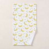 幾何学的なバナナ バスタオルセット (ハンドタオル)