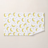 幾何学的なバナナ バスタオルセット (ハンドタオル)