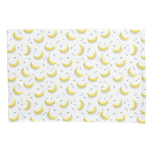 幾何学的なバナナ 枕カバー (正面左)