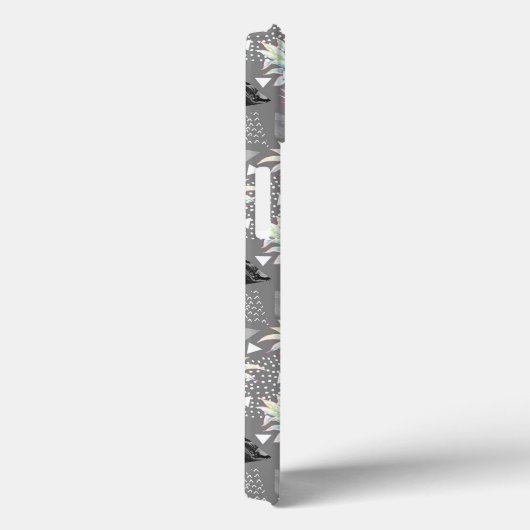 幾何学的なパイナップルテクスチャパターン Case-Mate iPhoneケース (裏面 / 右)