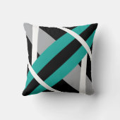 幾何学的なパターン枕 クッション (裏面)