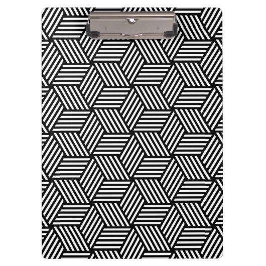 幾何学的なパターン芸術のデザイン クリップボード (正面)