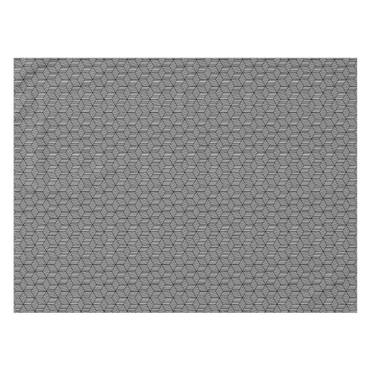 幾何学的なパターン芸術のデザイン テーブルクロス (正面(横))