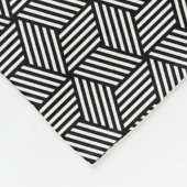 幾何学的なパターン芸術のデザイン フリースブランケット (角)