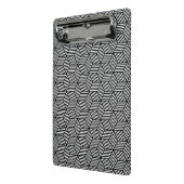 幾何学的なパターン芸術のデザイン ミニクリップボード (アングル2)