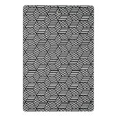 幾何学的なパターン芸術のデザイン ミニクリップボード (裏面)