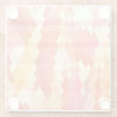 幾何学的なパターン1 ガラスコースター (裏面)