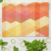 幾何学的なパターン1 キッチンタオル (折り畳み)