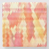 幾何学的なパターン1 ストーンコースター (正面)