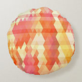 幾何学的なパターン1 ラウンドクッション (裏面)