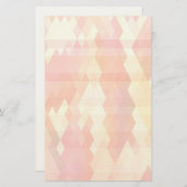 幾何学的なパターン1 便箋 (正面/裏面)