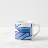 幾何学的なパターン2 エスプレッソカップ (右)