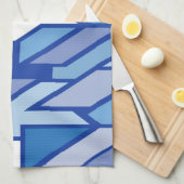 幾何学的なパターン2 キッチンタオル (四つ折り)