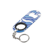 幾何学的なパターン2 キーホルダー栓抜き (裏面アングル)