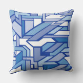 幾何学的なパターン2 クッション (裏面)