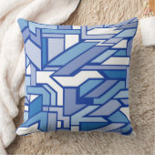 幾何学的なパターン2 クッション (ブランケット)