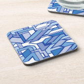 幾何学的なパターン2 コースター (左側)