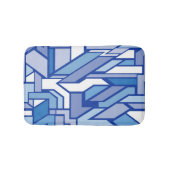 幾何学的なパターン2 バスマット (正面)